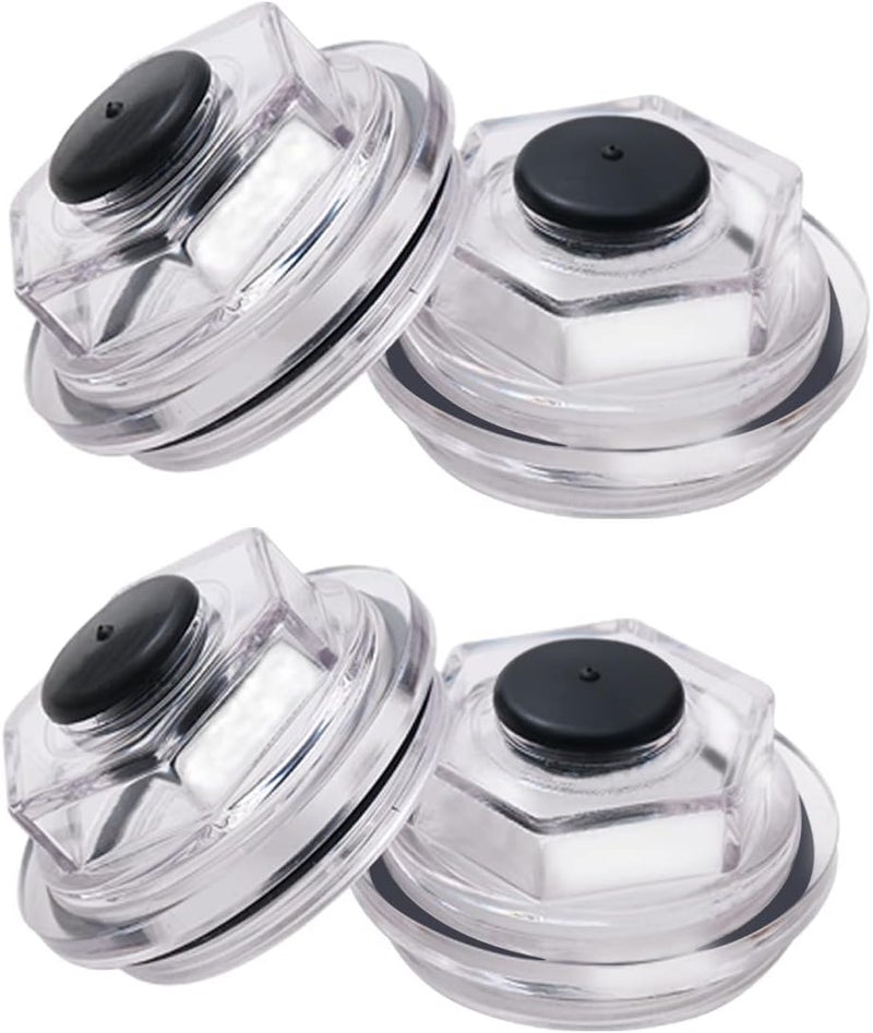 XTPTFABS 2PCS Oil Bath Dust Caps, K71-038-00,For Dexter 6k-8K 8-218, 8-219, 8-232 General Duty Axles Built 1989 and older, for Dexter 6K 7K 8K 2.75" Threads Trailer Axle Plastic Cover 21-35 23-29 Oil Caps (2) - Image 1